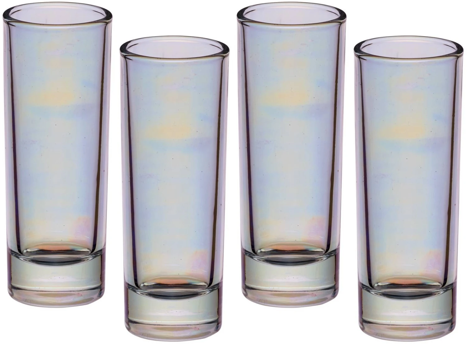 Barcraft Lustre Tall Shot Glasses Set Of 4 60ml 3 Barcraft Lustre Tall Shot Glasses Set Of 4 60ml