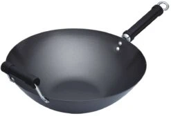 KitchenCraft Oriental Carbon Steel Non-Stick Wok 8 -Le Creuset Store 20931 20594