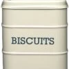 Living Nostalgia Biscuit Storage Tin Cream