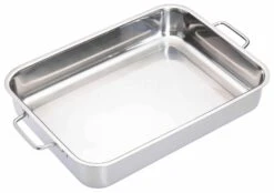 Masterclass Stainless Steel Heavy Duty Roasting Pan 27x20cm -Le Creuset Store 21243 20406