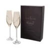 Dartington Celebration Glitz Gold Champagne Flutes -Le Creuset Store 23277 20083