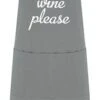 More Wine Please Apron Grey -Le Creuset Store 26986 19334