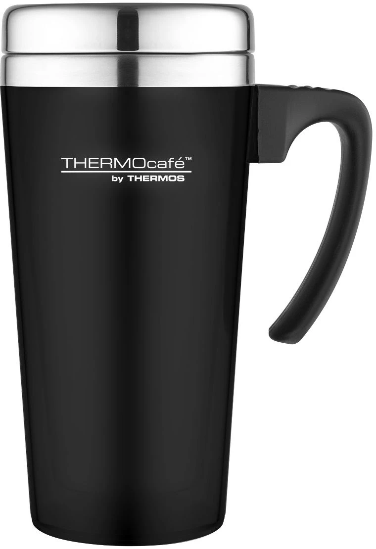Thermos Soft Touch Travel Mug 420Ml Black 3 Thermos Soft Touch Travel Mug 420Ml Black