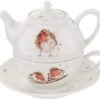 Wrendale Tea For One With Saucer Robins -Le Creuset Store 28951 18443
