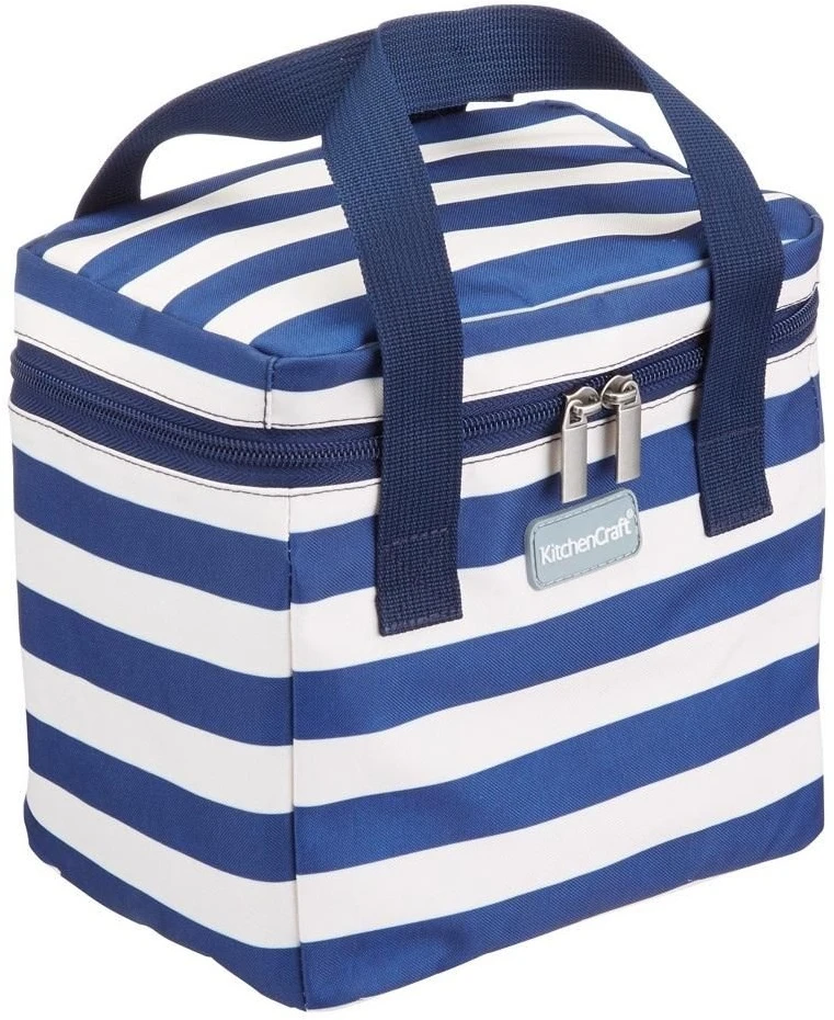 KitchenCraft Lulworth Stripe Lunch Cool Bag 3 KitchenCraft Lulworth Stripe Lunch Cool Bag