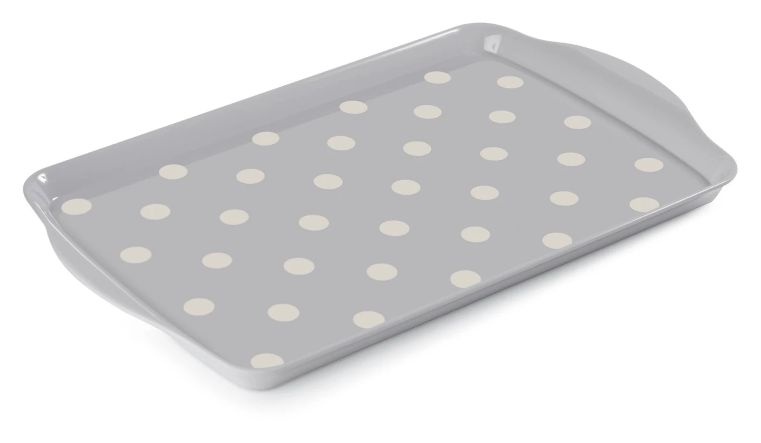 Zeal Classic Dotty Tray Neutral 39cm X 24cm 4 Zeal Classic Dotty Tray Neutral 39cm X 24cm - Image 2