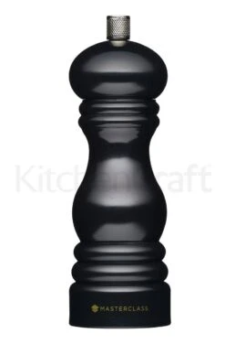 Masterclass Capstan 17cm Salt/Pepper Mill Black