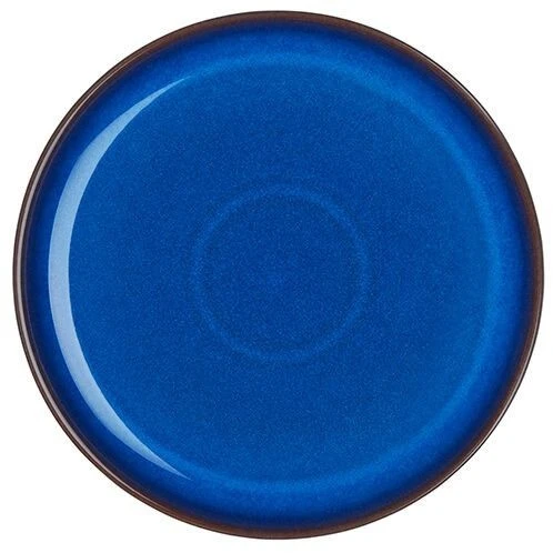 Denby Imperial Blue Coupe Dinner Plate 4 Denby Imperial Blue Coupe Dinner Plate - Image 2