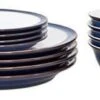 Denby Imperial Blue 12 Piece Tableware Set -Le Creuset Store 35667 14829