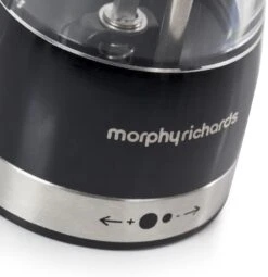 Morphy Richards Accents Electronic Salt & Pepper Mill Black -Le Creuset Store 42721 7891