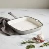 Simply Home Cast Iron 23cm Grill Pan - Grey -Le Creuset Store 42731 7869