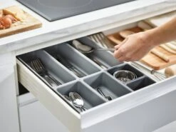 Joseph Joseph Blox 7 Piece Drawer Organiser Set - Grey -Le Creuset Store 45348 4923