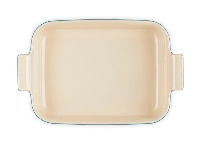 Le Creuset Heritage Deep Rectangular Dish 32cm Deep Teal 3 Le Creuset Heritage Deep Rectangular Dish 32cm Deep Teal