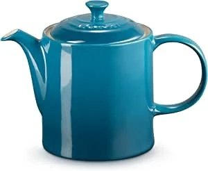 Le Creuset Grand Teapot Deep Teal 4 Le Creuset Grand Teapot Deep Teal - Image 2