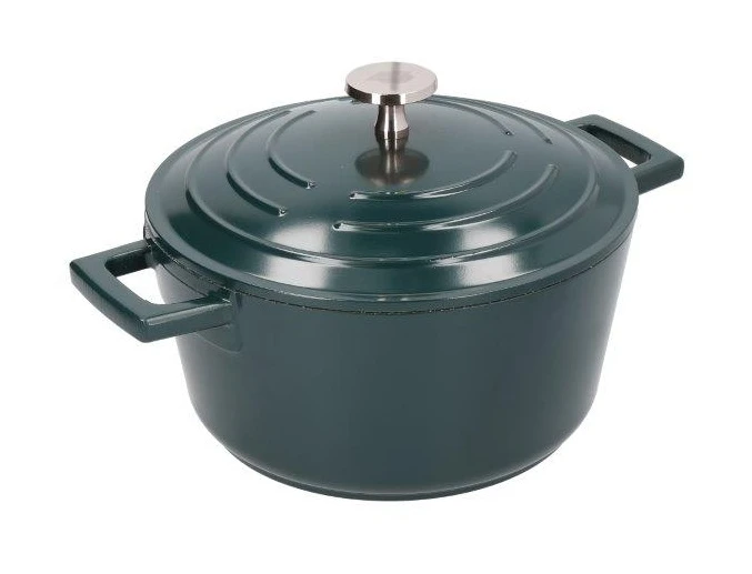 Masterclass Cast Aluminium Casserole Dish 20cm Green 3 Masterclass Cast Aluminium Casserole Dish 20cm Green
