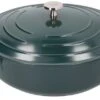 Masterclass Cast Aluminium Shallow Casserole Dish 28cm Green -Le Creuset Store 49188 36038