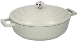 Masterclass Cast Aluminium Shallow Casserole Dish 28cm Mint -Le Creuset Store 49189 36042