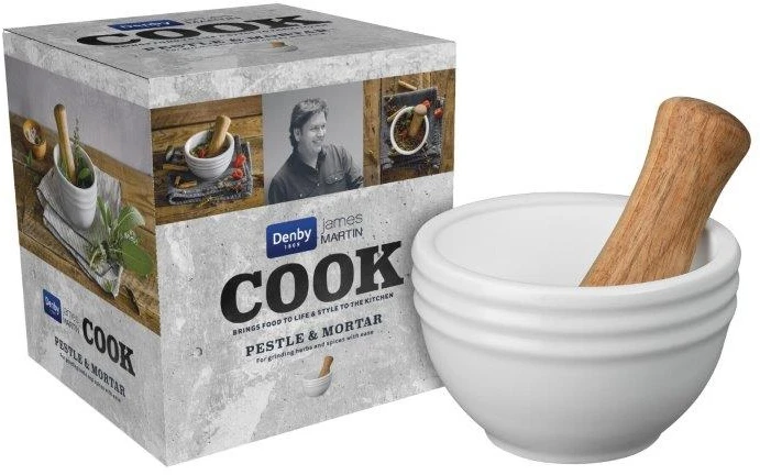 Denby James Martin Cook Pestle & Mortar 4 Denby James Martin Cook Pestle & Mortar - Image 2