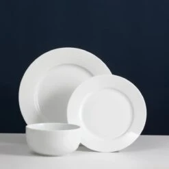 Price & Kensington Simplicity 12 Piece Dinner Set White -Le Creuset Store 55552 39923